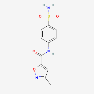 3-methyl-N-(4-sulfamoylphenyl)isoxazole-5-carboxamide