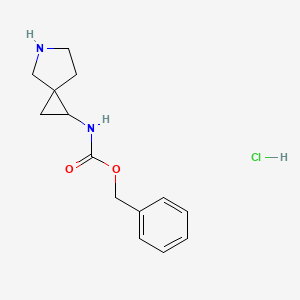 Benzyl N-5-azaspiro[2.4]heptan-1-ylcarbamate hydrochloride