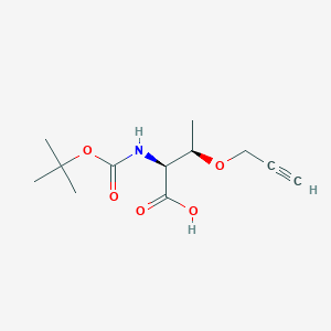 (2S,3R)-2-[(2-Methylpropan-2-yl)oxycarbonylamino]-3-prop-2-ynoxybutanoic acid