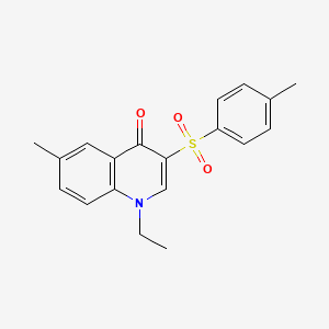 1-ethyl-6-methyl-3-tosylquinolin-4(1H)-one
