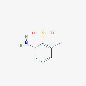 molecular formula C8H11NO2S B2759715 2-Methanesulfonyl-3-methylaniline CAS No. 497227-21-1
