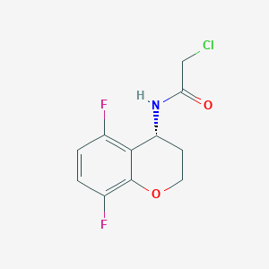 2-Chloro-N-[(4R)-5,8-difluoro-3,4-dihydro-2H-chromen-4-yl]acetamide