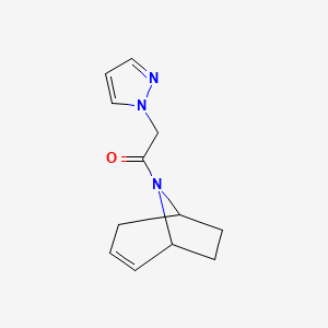 1-((1R,5S)-8-azabicyclo[3.2.1]oct-2-en-8-yl)-2-(1H-pyrazol-1-yl)ethanone