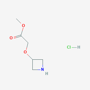 Methyl 2-(azetidin-3-yloxy)acetate;hydrochloride