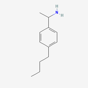 molecular formula C12H19N B2759744 [1-(4-丁基苯基)乙基]胺 CAS No. 91552-69-1
