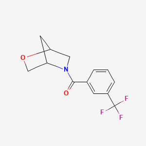 2-Oxa-5-azabicyclo[2.2.1]heptan-5-yl(3-(trifluoromethyl)phenyl)methanone