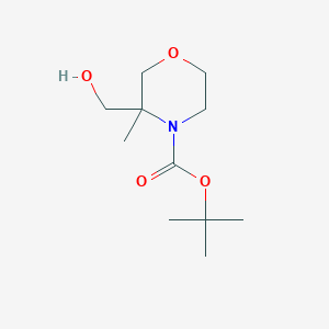 Tert-butyl 3-(hydroxymethyl)-3-methylmorpholine-4-carboxylate