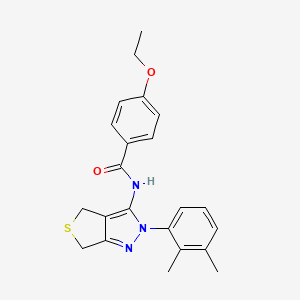 N-[2-(2,3-dimethylphenyl)-4,6-dihydrothieno[3,4-c]pyrazol-3-yl]-4-ethoxybenzamide