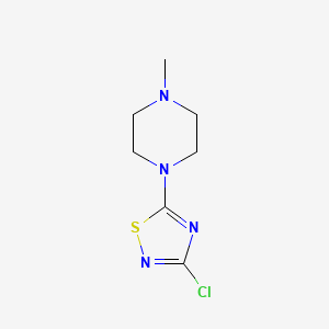 1-(3-Chloro-1,2,4-thiadiazol-5-yl)-4-methylpiperazine