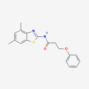 N-(4,6-dimethyl-1,3-benzothiazol-2-yl)-3-phenoxypropanamide