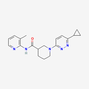 1-(6-cyclopropylpyridazin-3-yl)-N-(3-methylpyridin-2-yl)piperidine-3-carboxamide