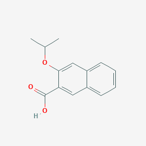 molecular formula C14H14O3 B2759830 3-Isopropoxy-2-naphthoic acid CAS No. 856077-50-4