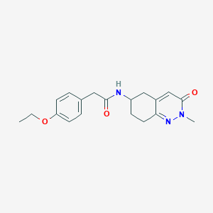 2-(4-ethoxyphenyl)-N-(2-methyl-3-oxo-2,3,5,6,7,8-hexahydrocinnolin-6-yl)acetamide
