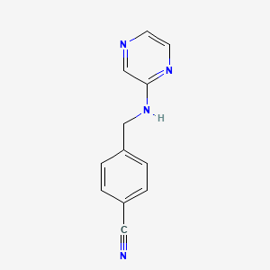 4-[(2-Pyrazinylamino)methyl]benzenecarbonitrile