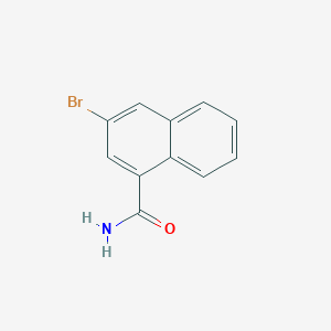 B2759960 3-Bromonaphthalene-1-carboxamide CAS No. 1221565-61-2