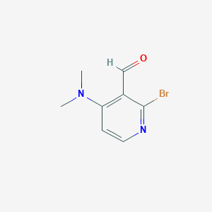 molecular formula C8H9BrN2O B2759967 2-Bromo-4-(dimethylamino)pyridine-3-carbaldehyde CAS No. 1289177-10-1