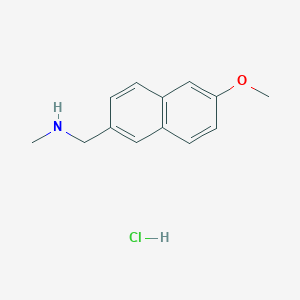 [(6-Methoxynaphthalen-2-yl)methyl](methyl)amine hydrochloride