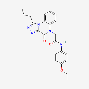 N-(4-ethoxyphenyl)-2-(4-oxo-1-propyl[1,2,4]triazolo[4,3-a]quinoxalin-5(4H)-yl)acetamide