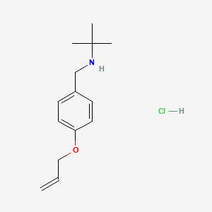 N-[4-(allyloxy)benzyl]-N-(tert-butyl)amine hydrochloride