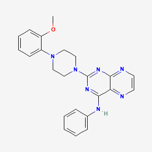 2-[4-(2-methoxyphenyl)piperazin-1-yl]-N-phenylpteridin-4-amine
