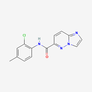 N-(2-chloro-4-methylphenyl)imidazo[1,2-b]pyridazine-6-carboxamide