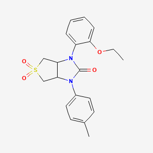 1-(2-ethoxyphenyl)-3-(p-tolyl)tetrahydro-1H-thieno[3,4-d]imidazol-2(3H)-one 5,5-dioxide