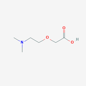 molecular formula C6H13NO3 B2760041 2-[2-(Dimethylamino)ethoxy]acetic acid CAS No. 98278-28-5