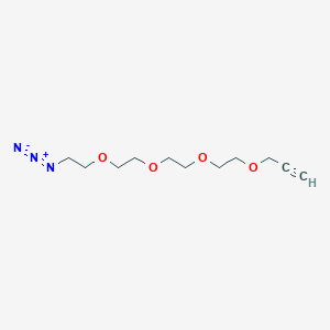 molecular formula C11H19N3O4 B2760042 1-Azido-3,6,9,12-tetraoxapentadec-14-yne CAS No. 1192590-91-2