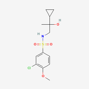 3-chloro-N-(2-cyclopropyl-2-hydroxypropyl)-4-methoxybenzenesulfonamide