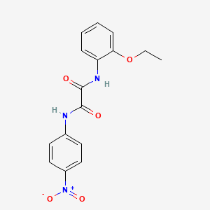 molecular formula C16H15N3O5 B2760088 N1-(2-ethoxyphenyl)-N2-(4-nitrophenyl)oxalamide CAS No. 899978-06-4