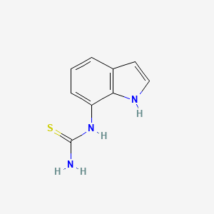 molecular formula C9H9N3S B2760118 (1H-indol-7-yl)thiourea CAS No. 866017-50-7
