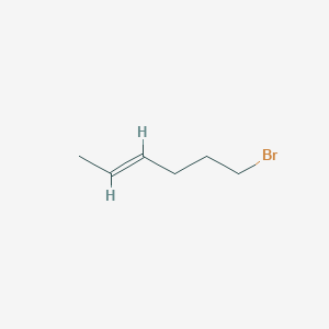 molecular formula C6H11Br B2760187 6-Bromo-2-hexene CAS No. 36851-77-1