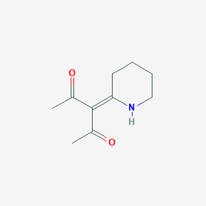 molecular formula C10H15NO2 B027603 3-Piperidin-2-ylidenepentane-2,4-dione CAS No. 108140-17-6