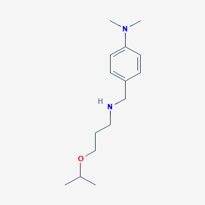 molecular formula C15H26N2O B276031 N-[4-(dimethylamino)benzyl]-N-(3-isopropoxypropyl)amine 