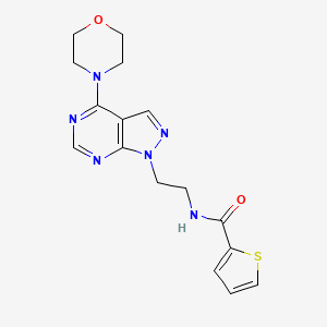 N-(2-(4-morpholino-1H-pyrazolo[3,4-d]pyrimidin-1-yl)ethyl)thiophene-2-carboxamide