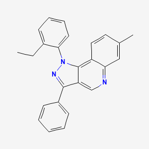 1-(2-ethylphenyl)-7-methyl-3-phenyl-1H-pyrazolo[4,3-c]quinoline