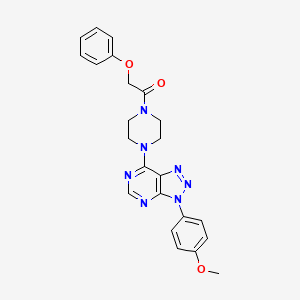 1-(4-(3-(4-methoxyphenyl)-3H-[1,2,3]triazolo[4,5-d]pyrimidin-7-yl)piperazin-1-yl)-2-phenoxyethanone