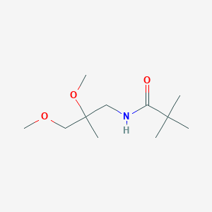 N-(2,3-dimethoxy-2-methylpropyl)-2,2-dimethylpropanamide