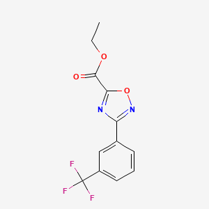 Ethyl 3-[3-(trifluoromethyl)phenyl]-1,2,4-oxadiazole-5-carboxylate