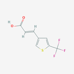 (2E)-3-[5-(trifluoromethyl)thiophen-3-yl]prop-2-enoic acid