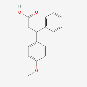 molecular formula C16H16O3 B2760406 3-(4-Methoxyphenyl)-3-phenylpropanoic acid CAS No. 114327-14-9