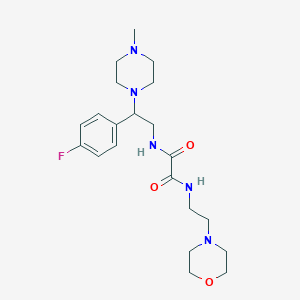 N1-(2-(4-fluorophenyl)-2-(4-methylpiperazin-1-yl)ethyl)-N2-(2-morpholinoethyl)oxalamide