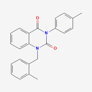1-(2-methylbenzyl)-3-(p-tolyl)quinazoline-2,4(1H,3H)-dione