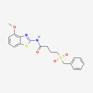 4-(benzylsulfonyl)-N-(4-methoxybenzo[d]thiazol-2-yl)butanamide