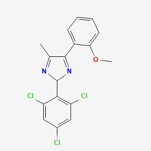 4-(2-methoxyphenyl)-5-methyl-2-(2,4,6-trichlorophenyl)-2H-imidazole