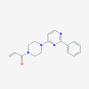 1-[4-(2-Phenylpyrimidin-4-yl)piperazin-1-yl]prop-2-en-1-one