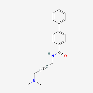 N-(4-(dimethylamino)but-2-yn-1-yl)-[1,1'-biphenyl]-4-carboxamide