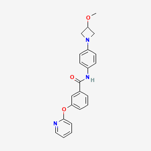 N-(4-(3-methoxyazetidin-1-yl)phenyl)-3-(pyridin-2-yloxy)benzamide