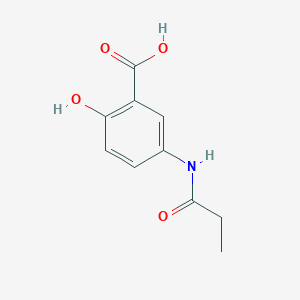 molecular formula C10H11NO4 B027607 2-Hydroxy-5-propanamidobenzoic acid CAS No. 93968-80-0