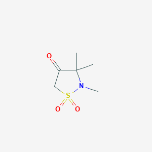2,3,3-Trimethyl-1lambda6,2-thiazolidine-1,1,4-trione